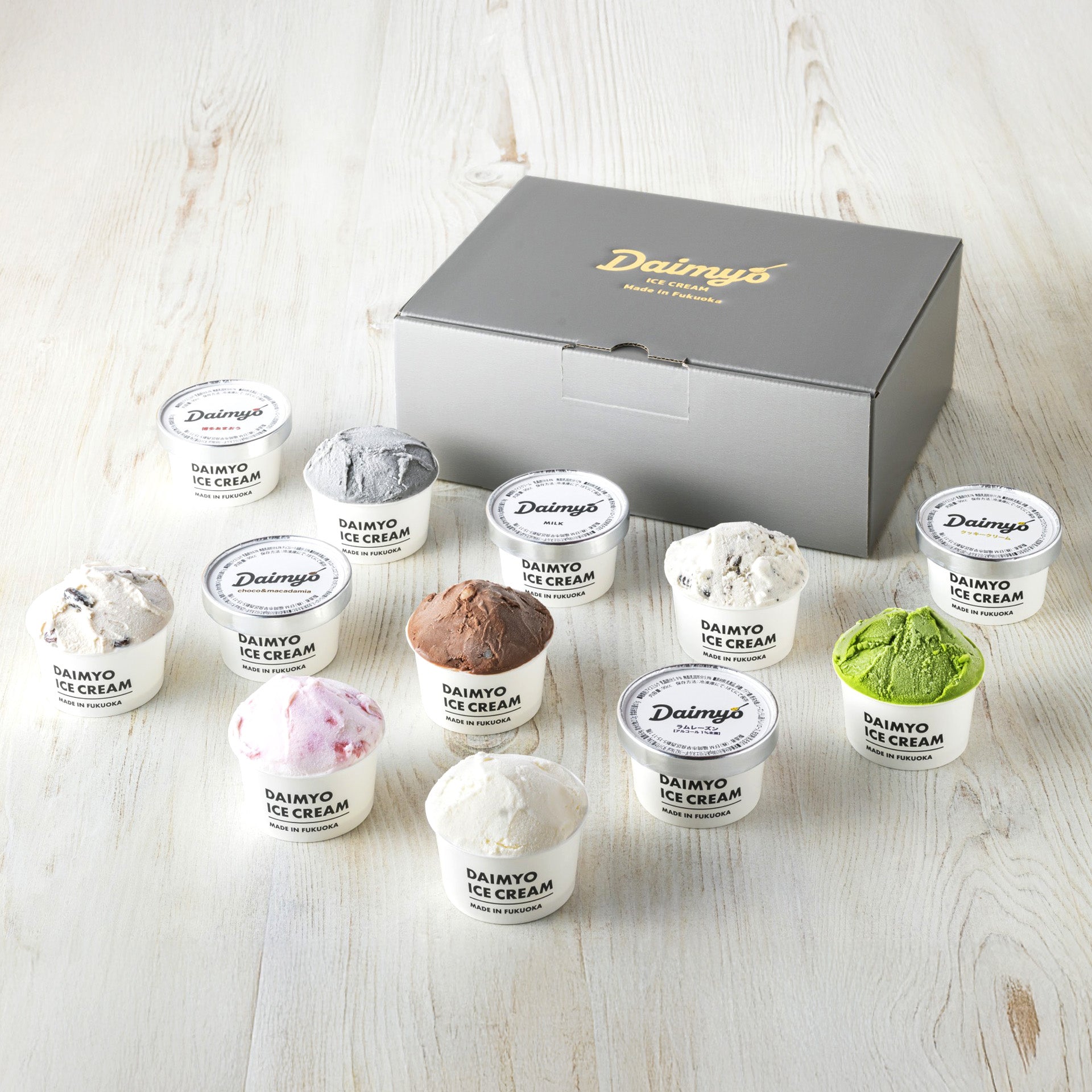 アイスクリーム おまかせ12個セット – DAIMYO SOFTCREAM